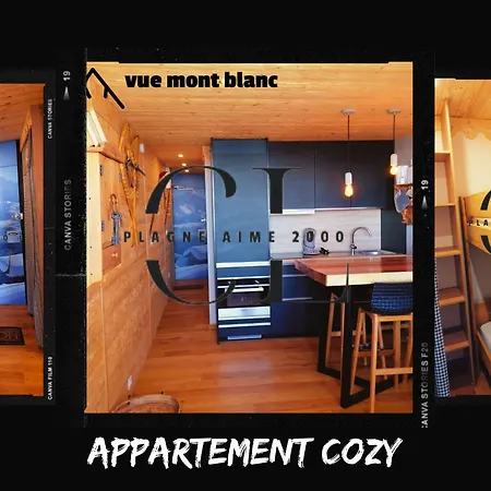 Apartment Cozy Luxe 2 Etoiles Panorama Imprenable - Paquebot Des Neiges - Pied Des Pistes - Paradiski La Plagne
